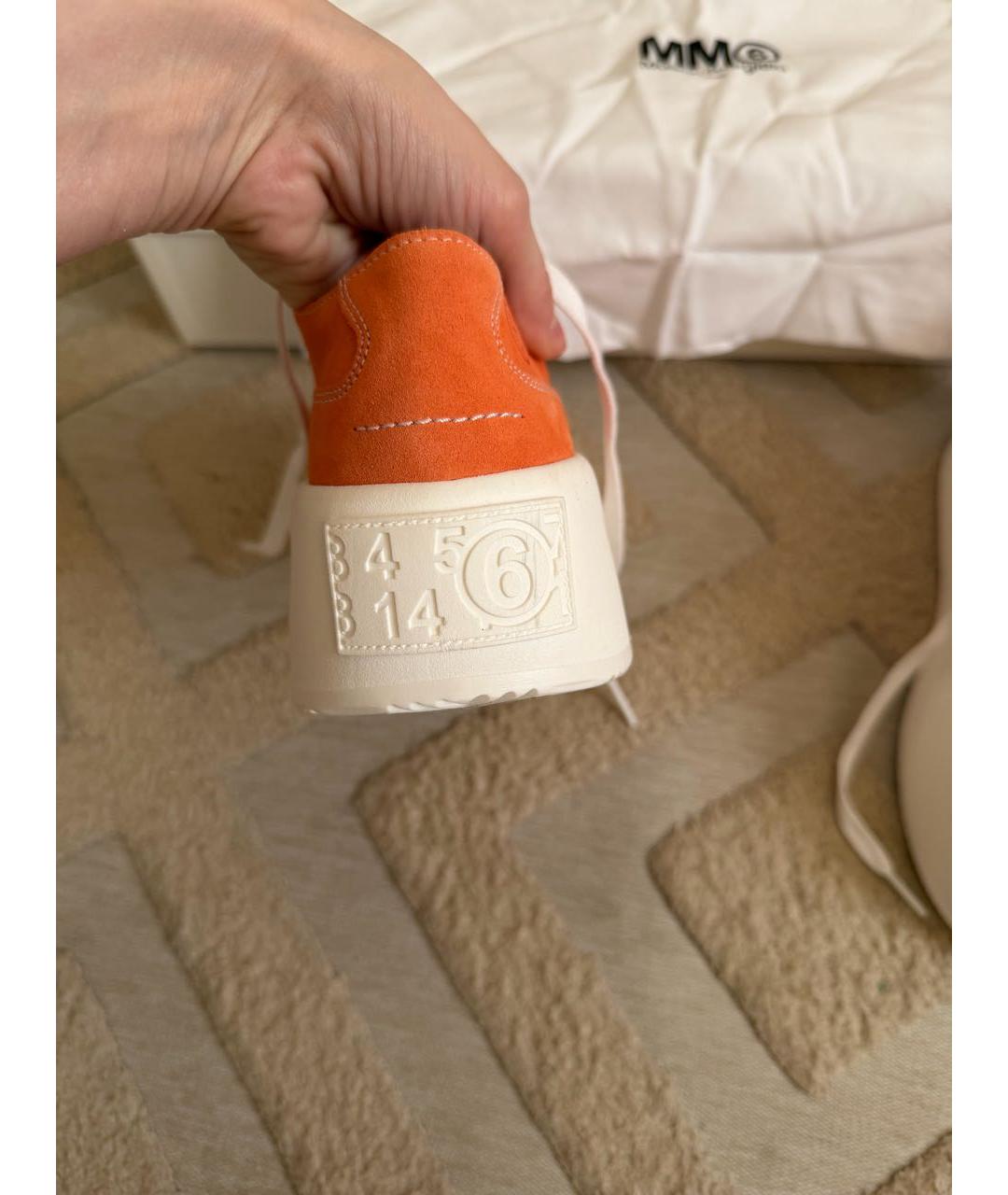 MM6 MAISON MARGIELA Замшевые кеды, фото 4