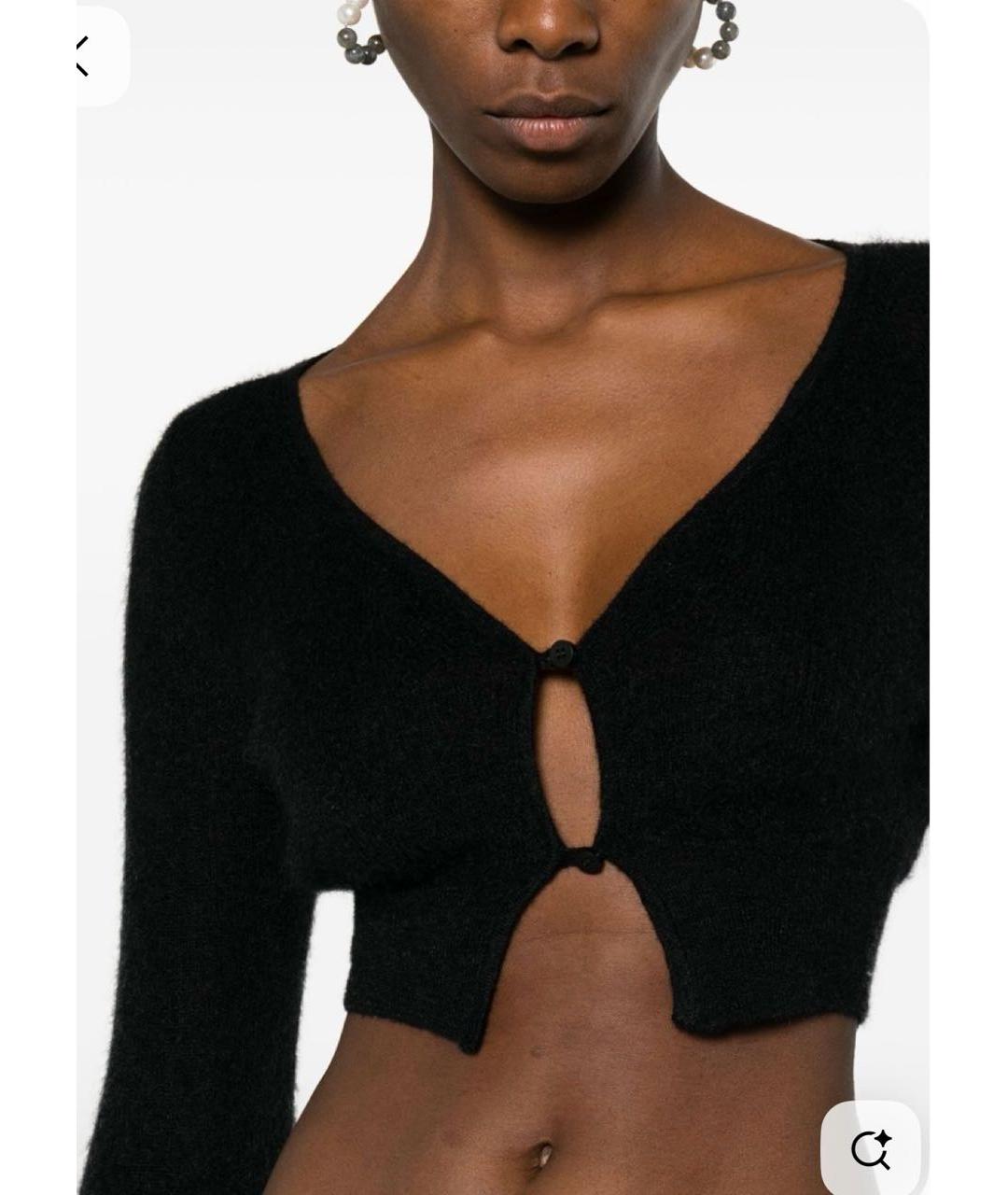 JACQUEMUS Черный кардиган, фото 5