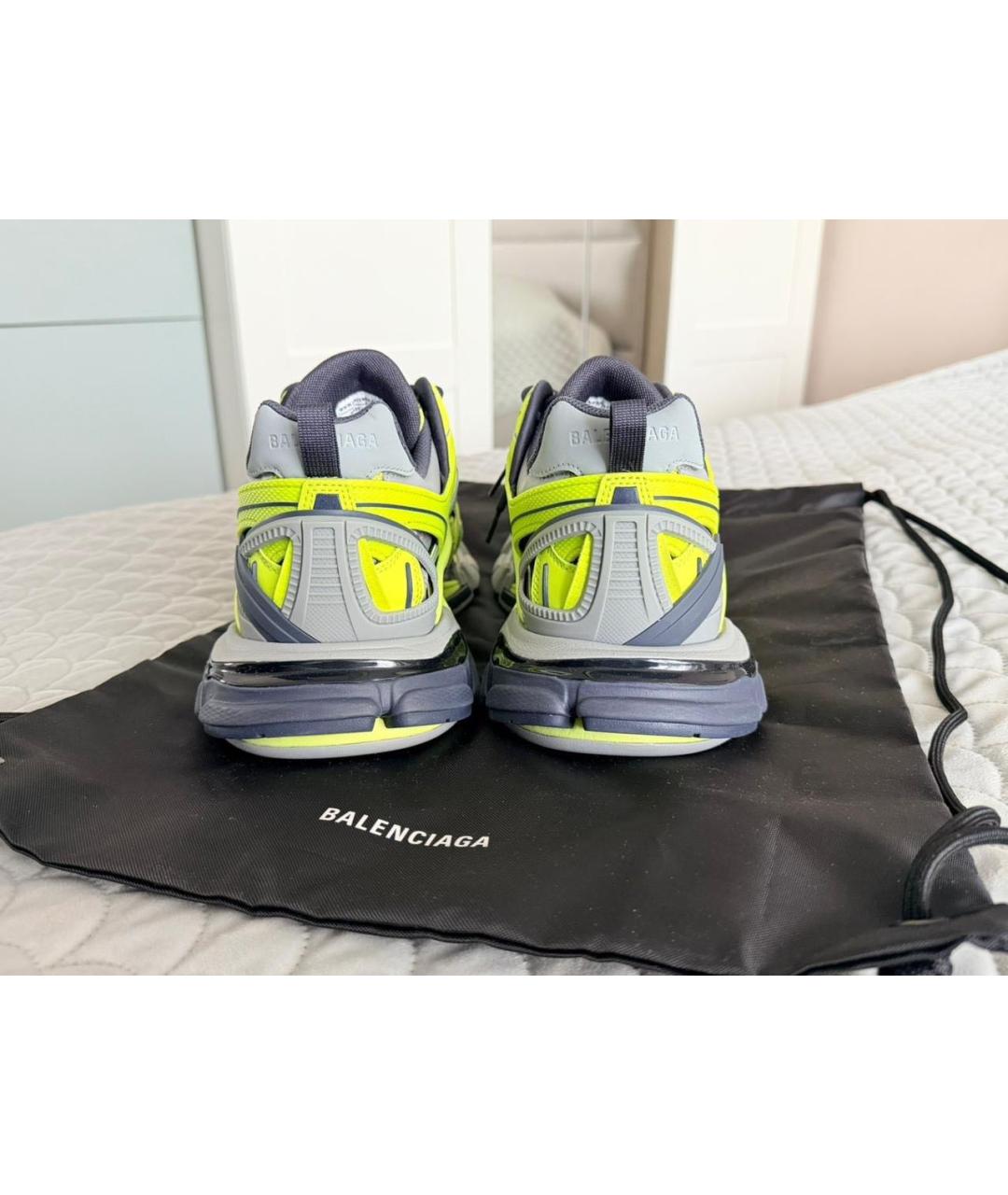 BALENCIAGA Зеленые низкие кроссовки / кеды, фото 6