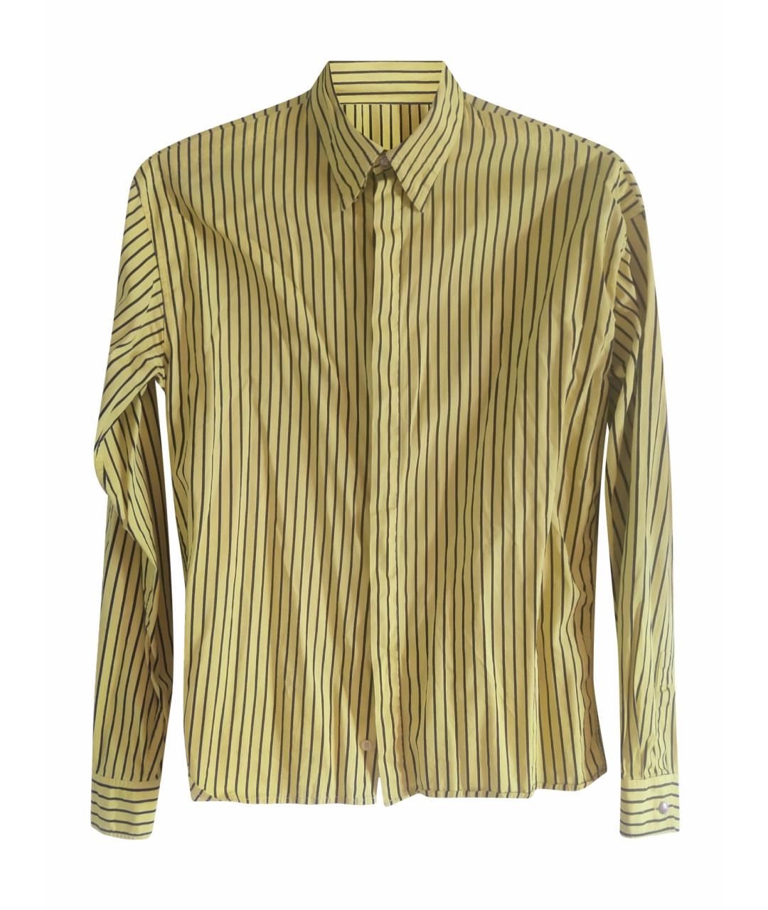 VERSUS VERSACE Желтая хлопковая рубашка, фото 1