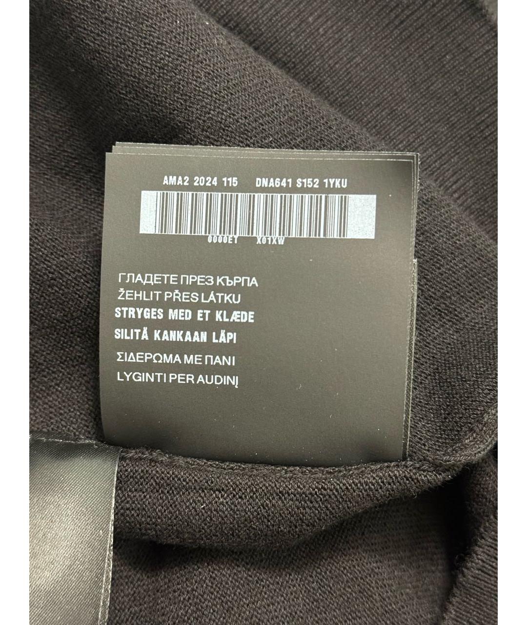 PRADA Черный хлопковый джемпер / свитер, фото 8