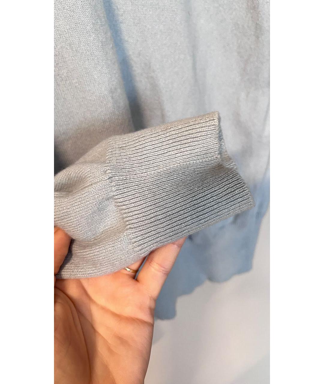 POLO RALPH LAUREN Голубой кашемировый джемпер / свитер, фото 3