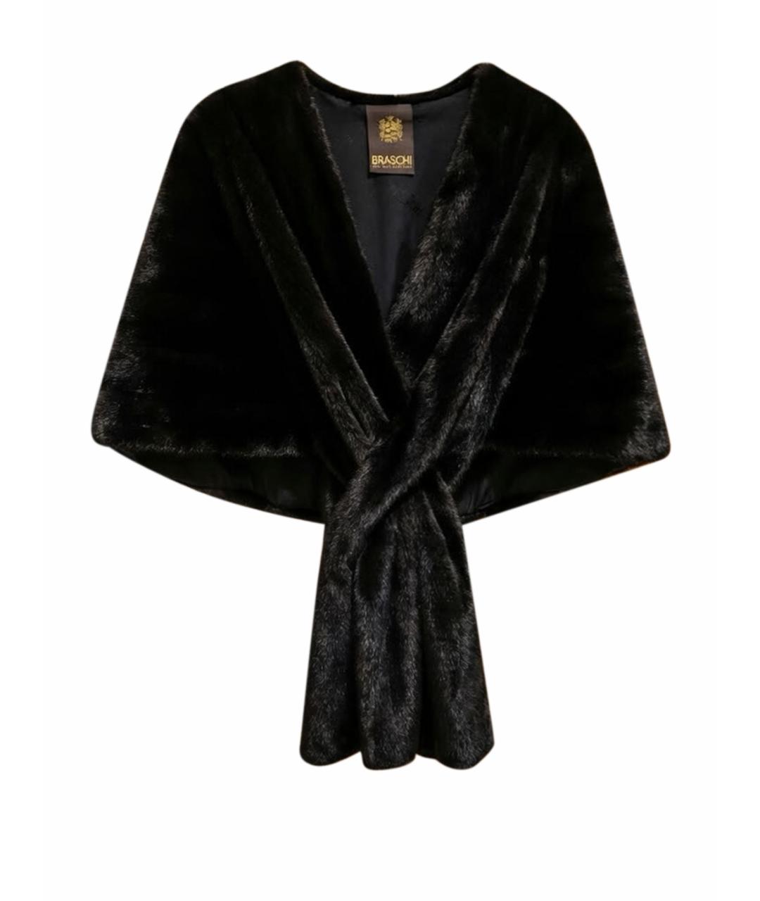 BRASCHI Коричневая меховая шуба, фото 1