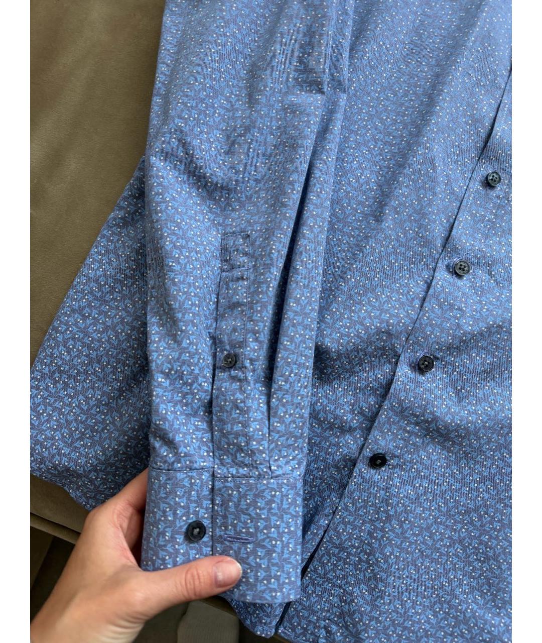 GIVENCHY Синяя хлопковая классическая рубашка, фото 4