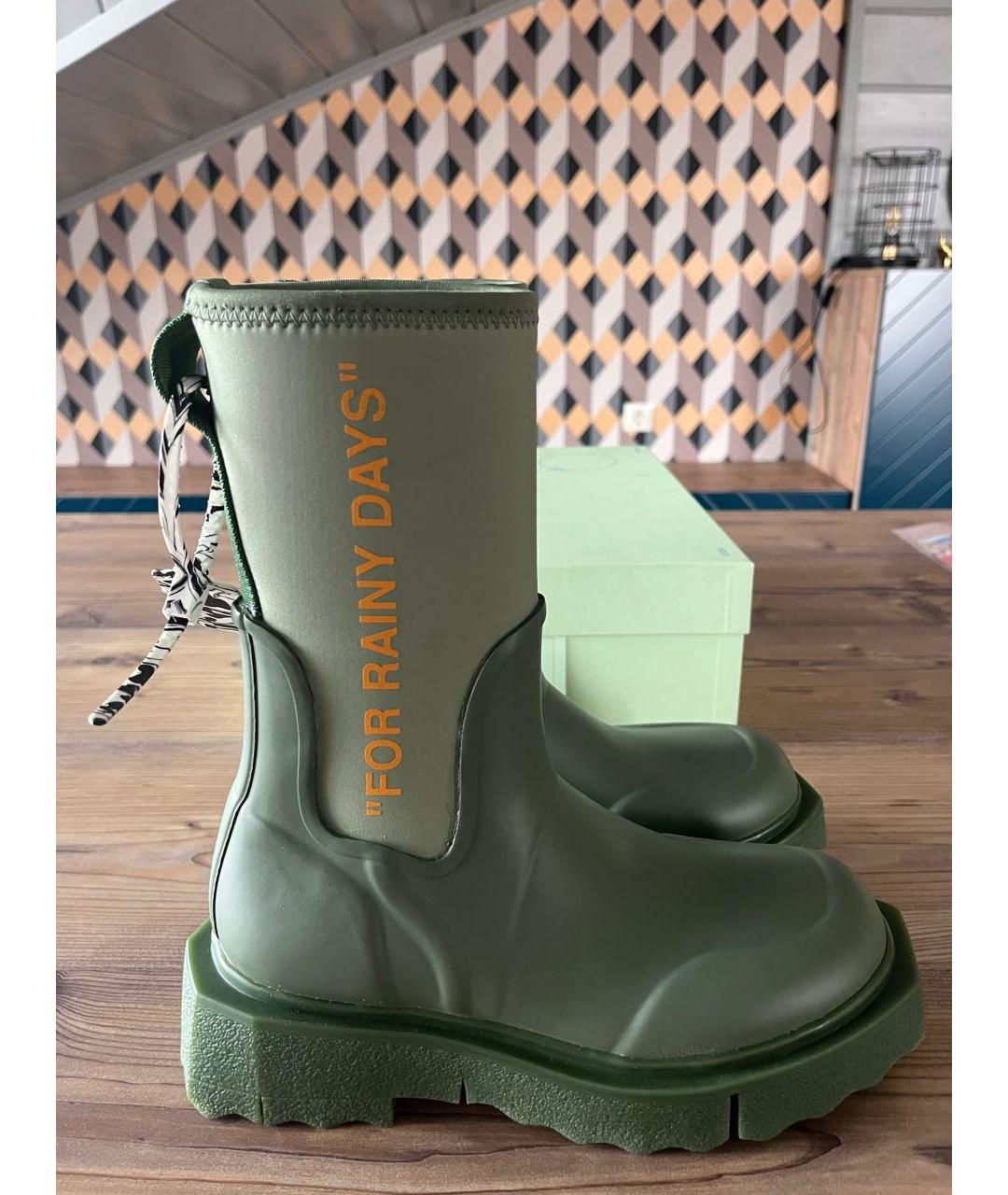 OFF-WHITE Резиновые сапоги, фото 7