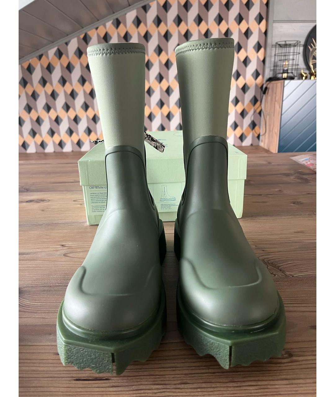 OFF-WHITE Резиновые сапоги, фото 2