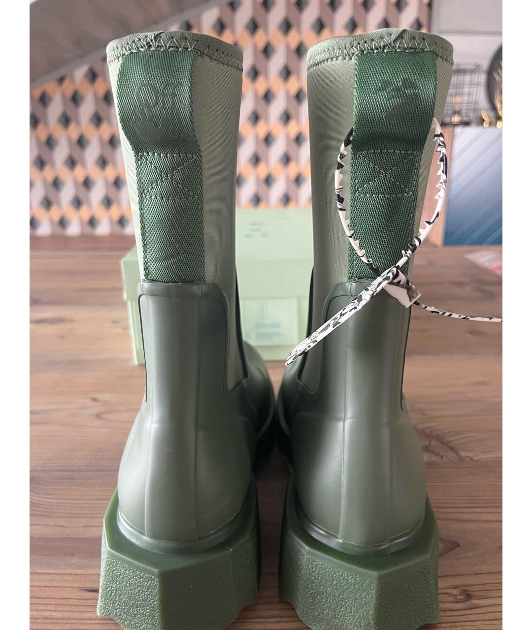OFF-WHITE Резиновые сапоги, фото 3