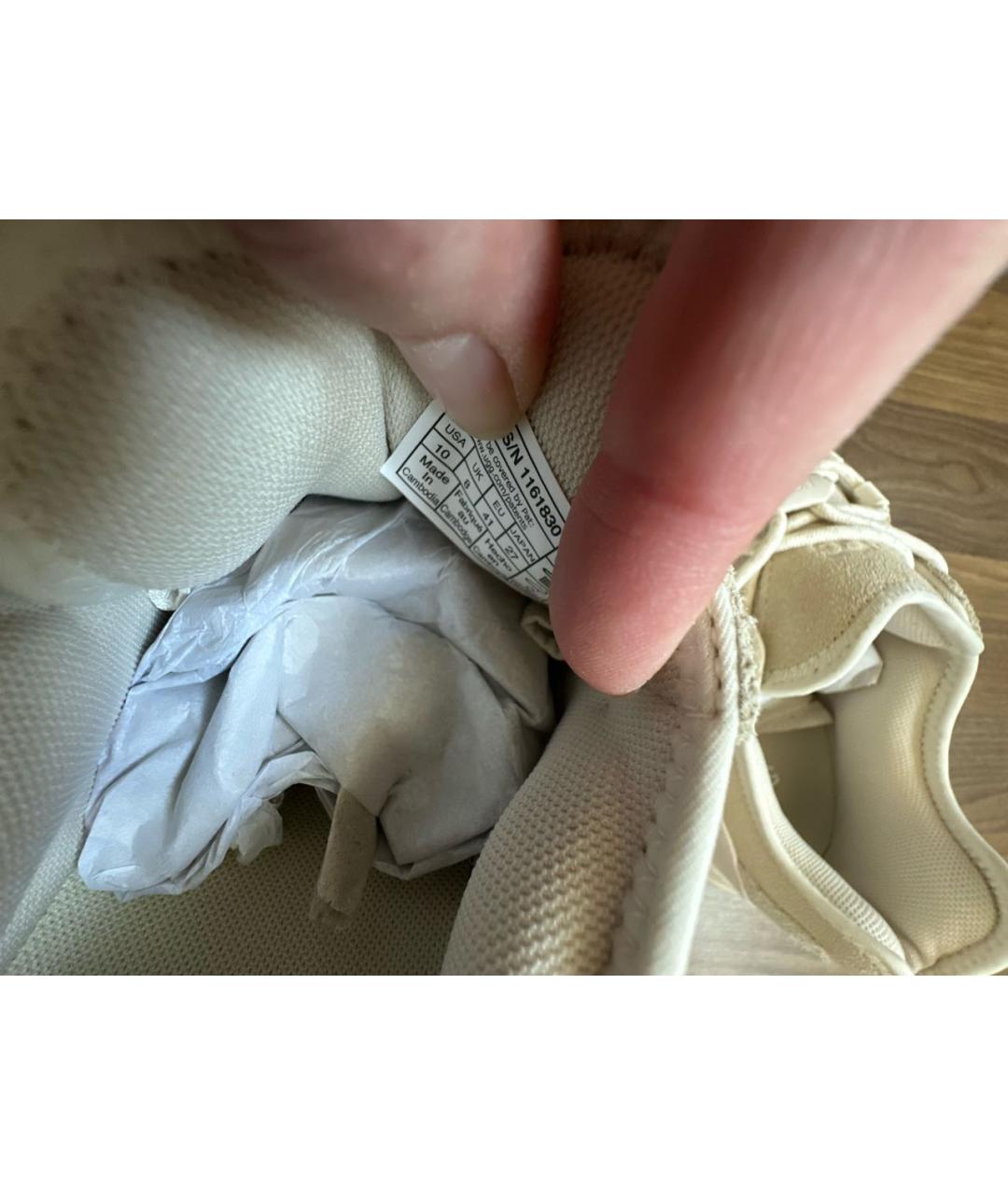 UGG AUSTRALIA Бежевые замшевые кроссовки, фото 5