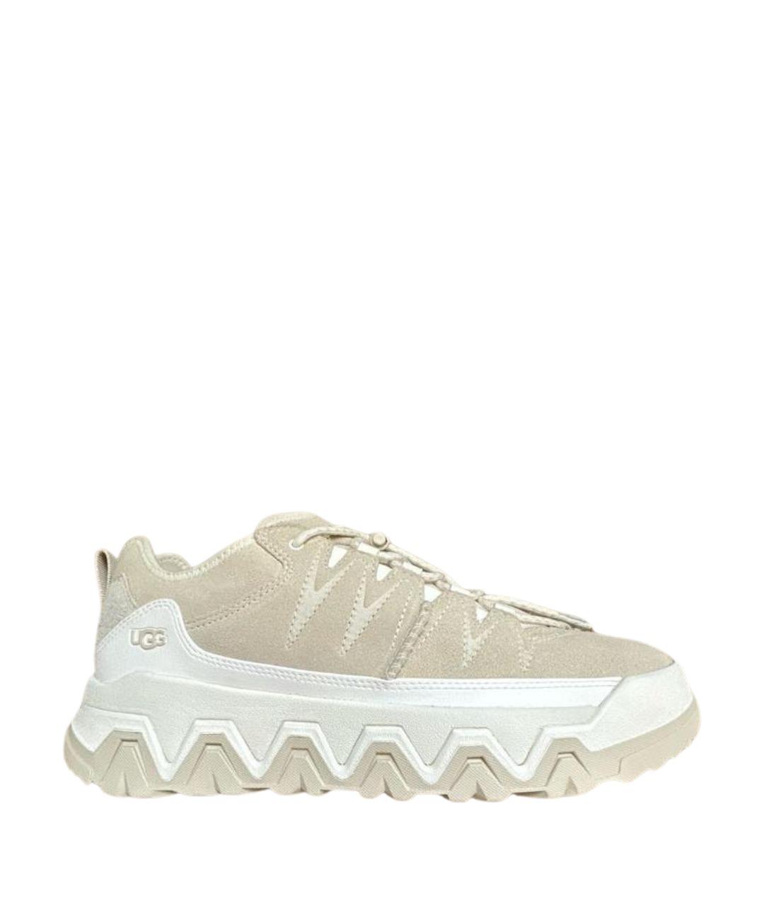 UGG AUSTRALIA Бежевые замшевые кроссовки, фото 1