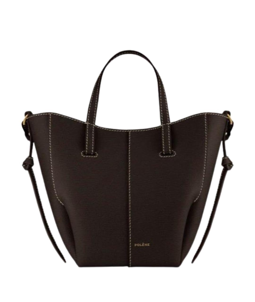 POLENE Кожаная сумка с короткими ручками, фото 1