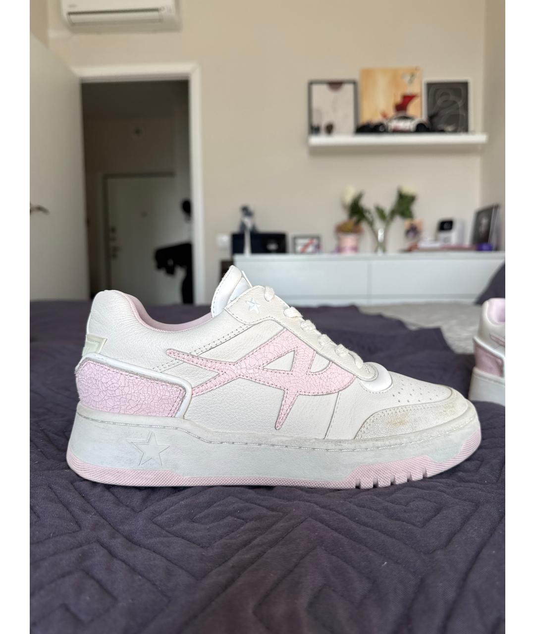 ASH Белые кожаные кеды, фото 6