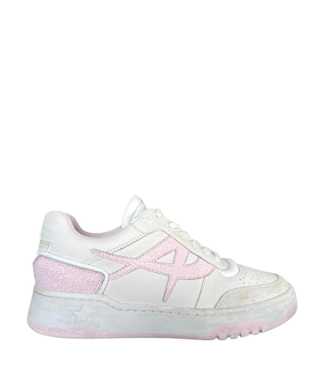 ASH Белые кожаные кеды, фото 1