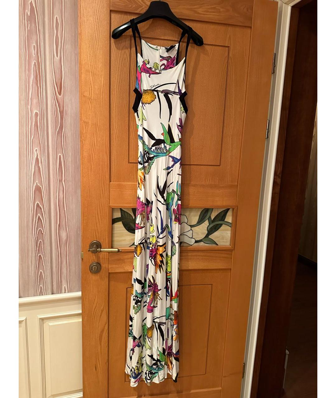 JUST CAVALLI Мульти вискозное коктейльное платье, фото 2