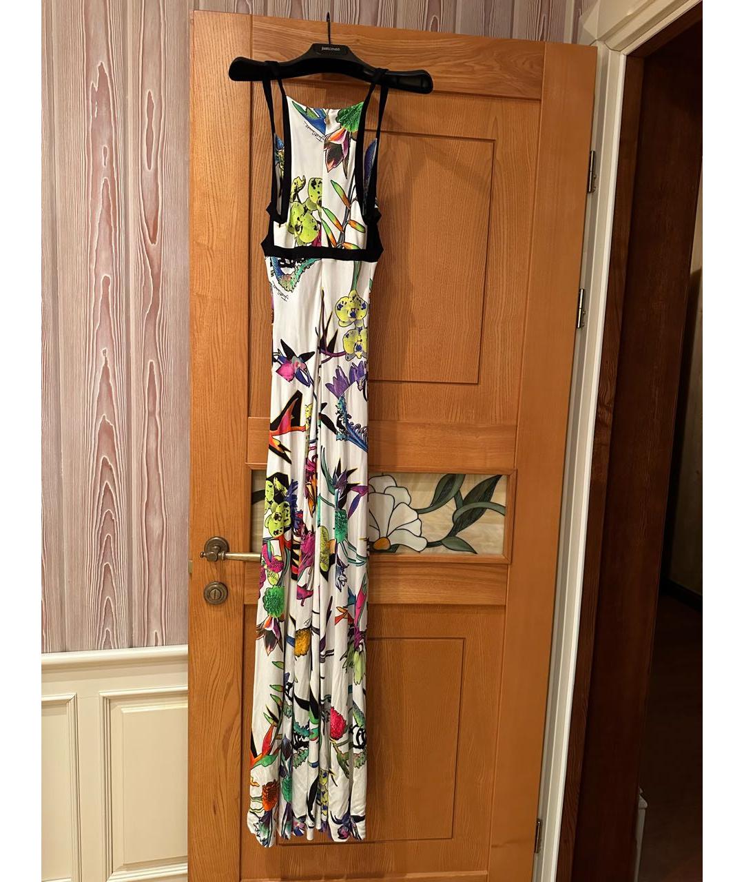 JUST CAVALLI Мульти вискозное коктейльное платье, фото 7