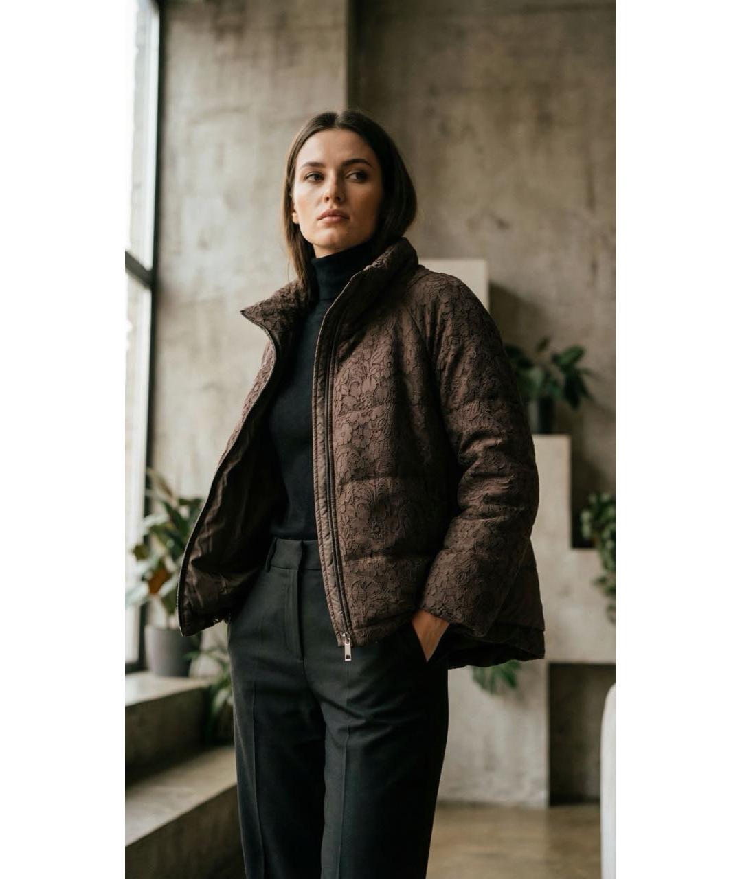 TWIN-SET Коричневая куртка, фото 4