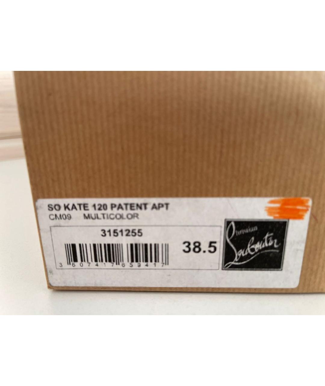 CHRISTIAN LOUBOUTIN Мульти кожаные туфли, фото 2