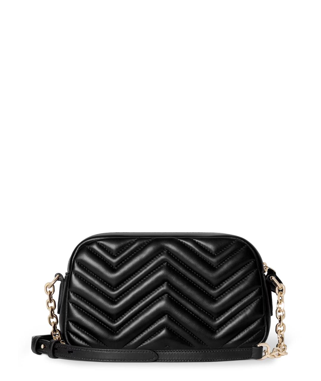 GUCCI Черная кожаная сумка через плечо, фото 2