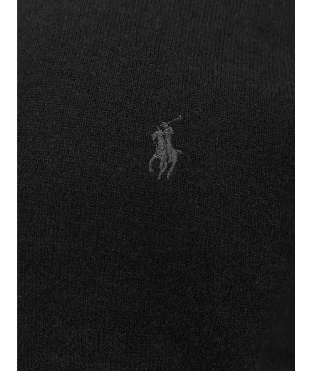 POLO RALPH LAUREN Черный шерстяной джемпер / свитер, фото 3