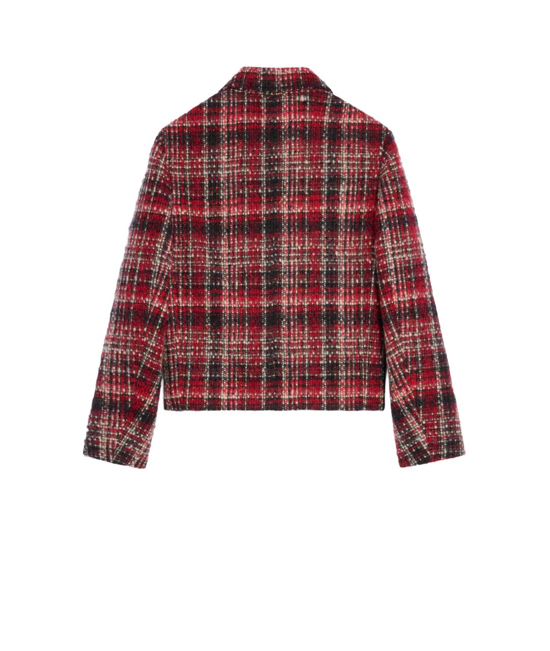 CELINE Красный шерстяной жакет/пиджак, фото 2