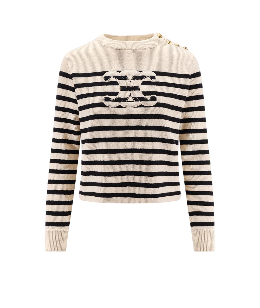 CELINE Мульти шерстяной джемпер / свитер, фото 1