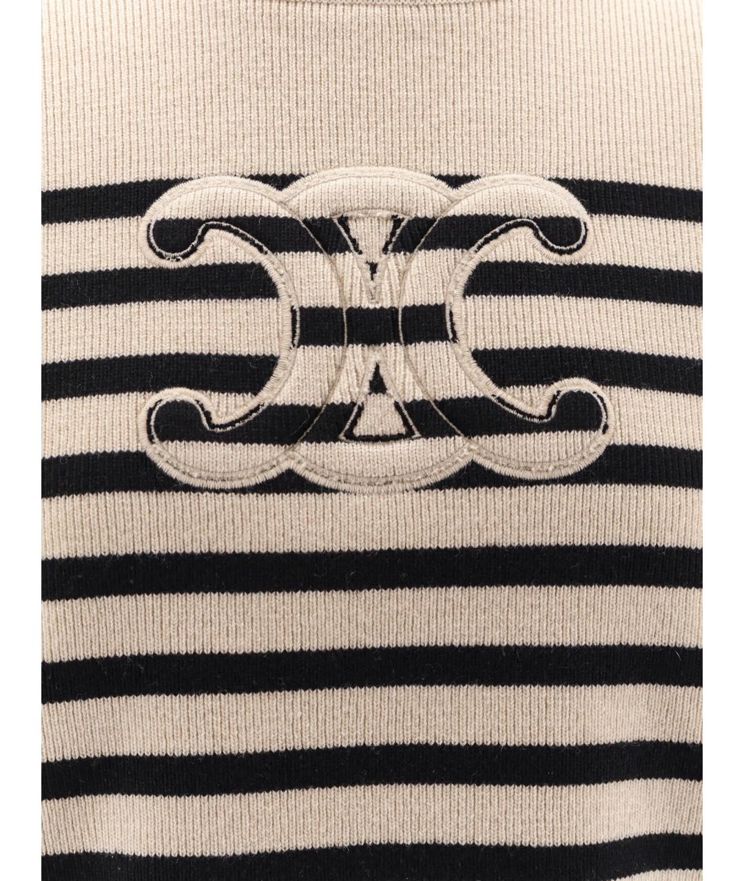 CELINE Мульти шерстяной джемпер / свитер, фото 3