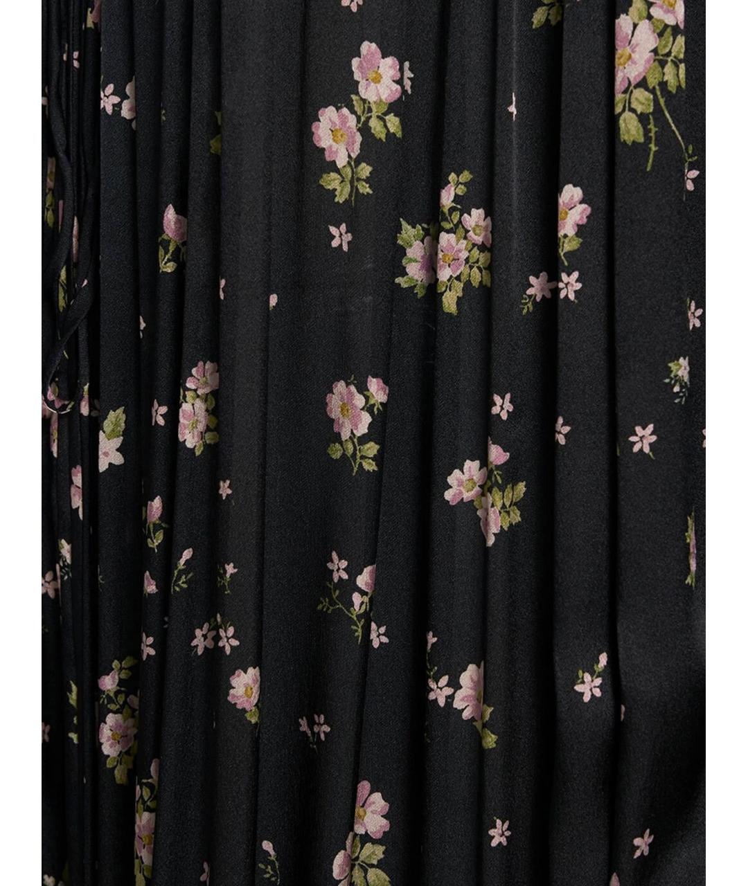 CHLOE Черное шелковое коктейльное платье, фото 3