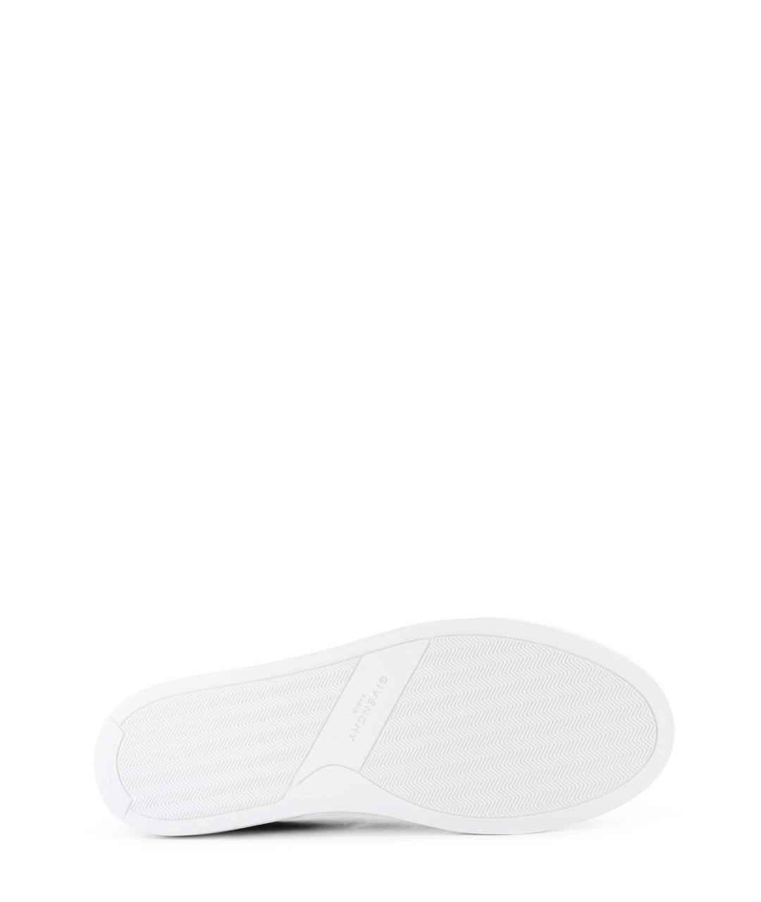 GIVENCHY Черные кожаные низкие кроссовки / кеды, фото 4