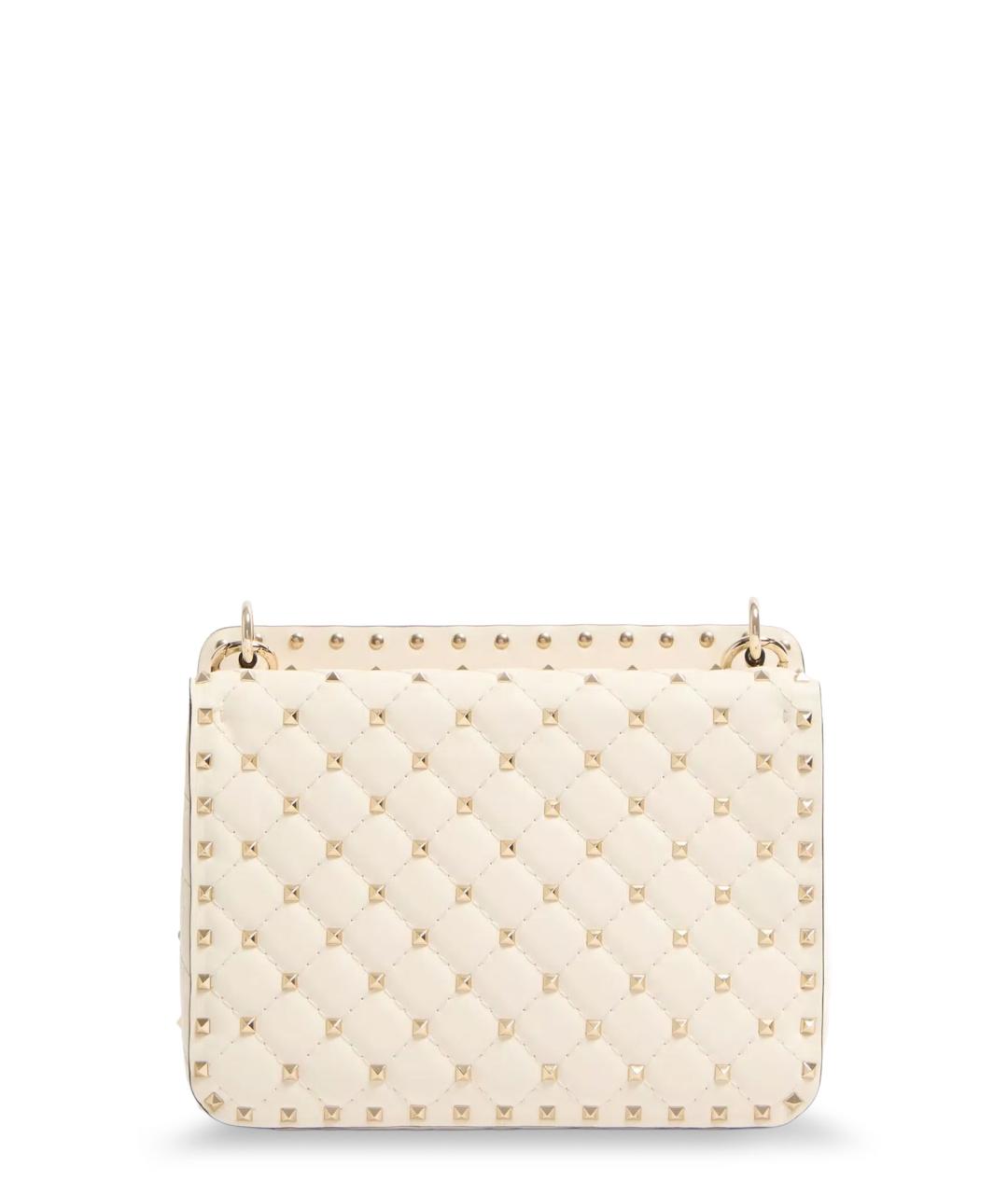 VALENTINO Белая кожаная сумка через плечо, фото 2