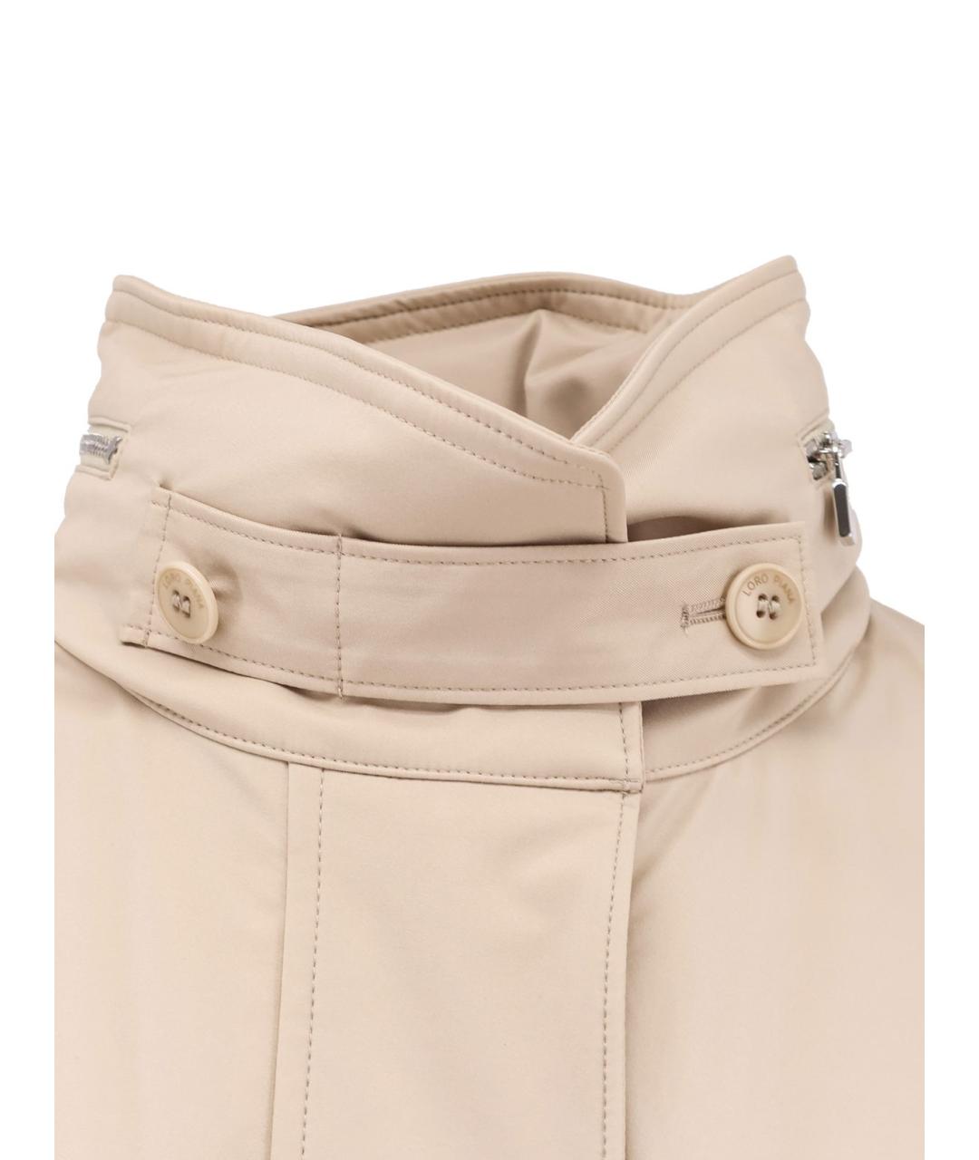 LORO PIANA Бежевая полиамидовая куртка, фото 3