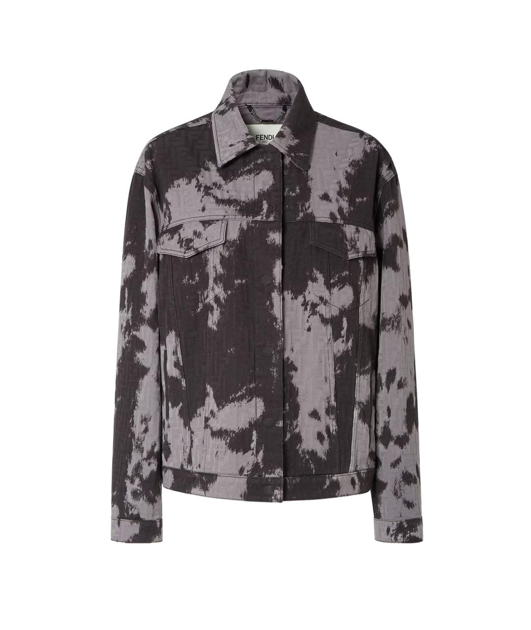 FENDI Мульти хлопковая куртка, фото 1