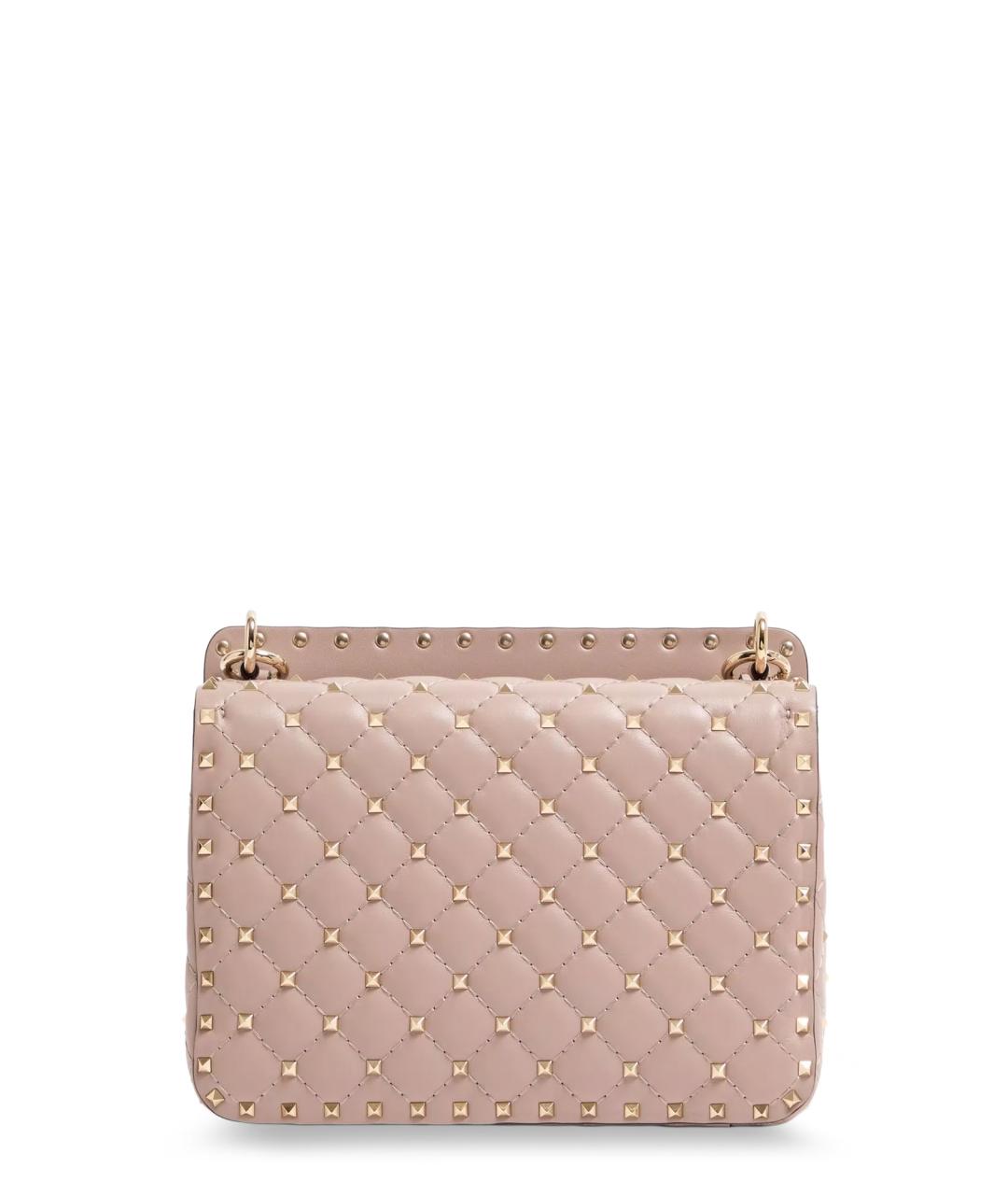 VALENTINO Розовая кожаная сумка через плечо, фото 2