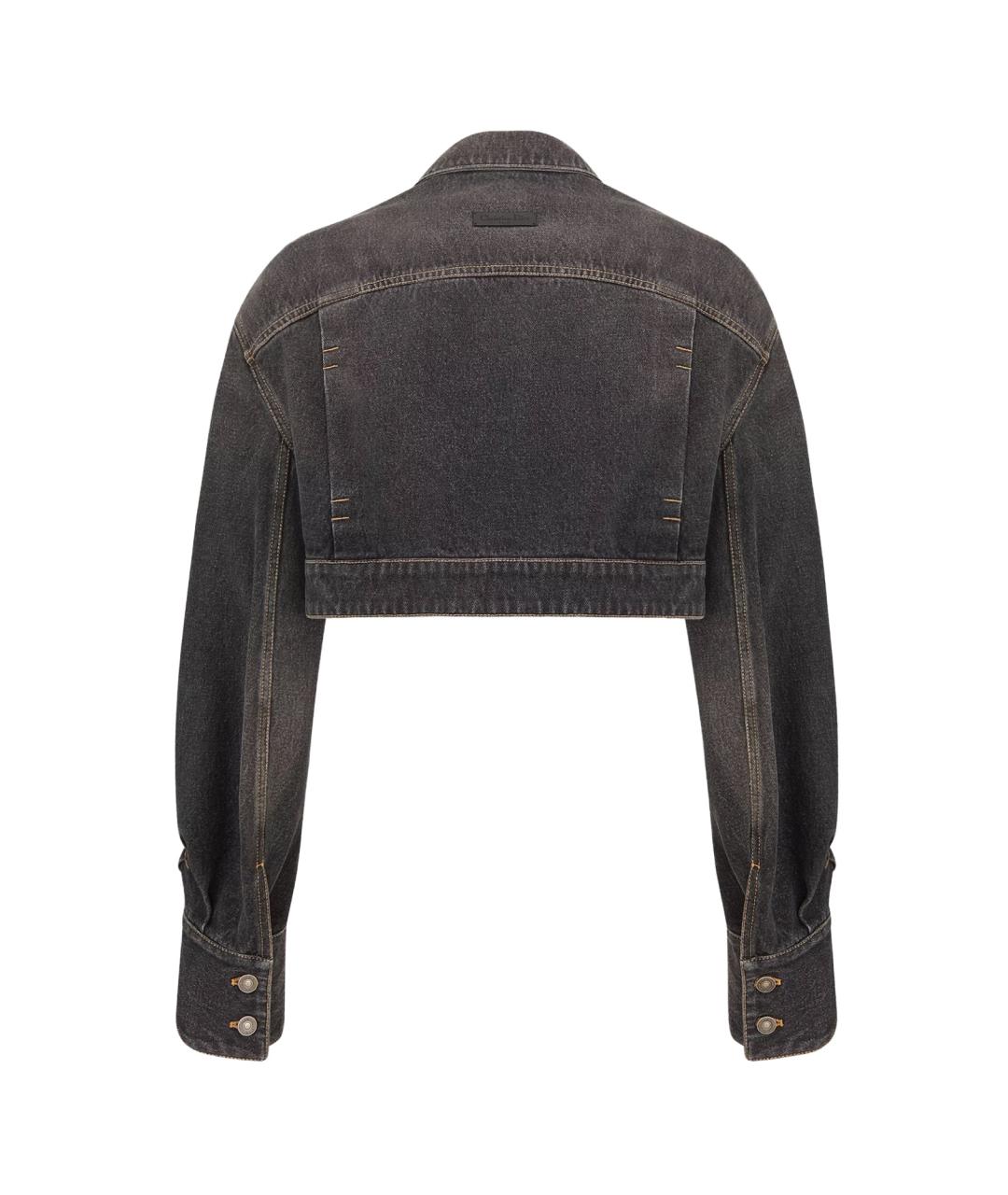 CHRISTIAN DIOR Черная хлопковая куртка, фото 2