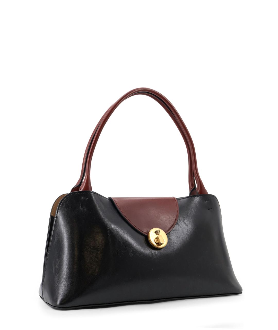 VERSACE Черная кожаная сумка через плечо, фото 3