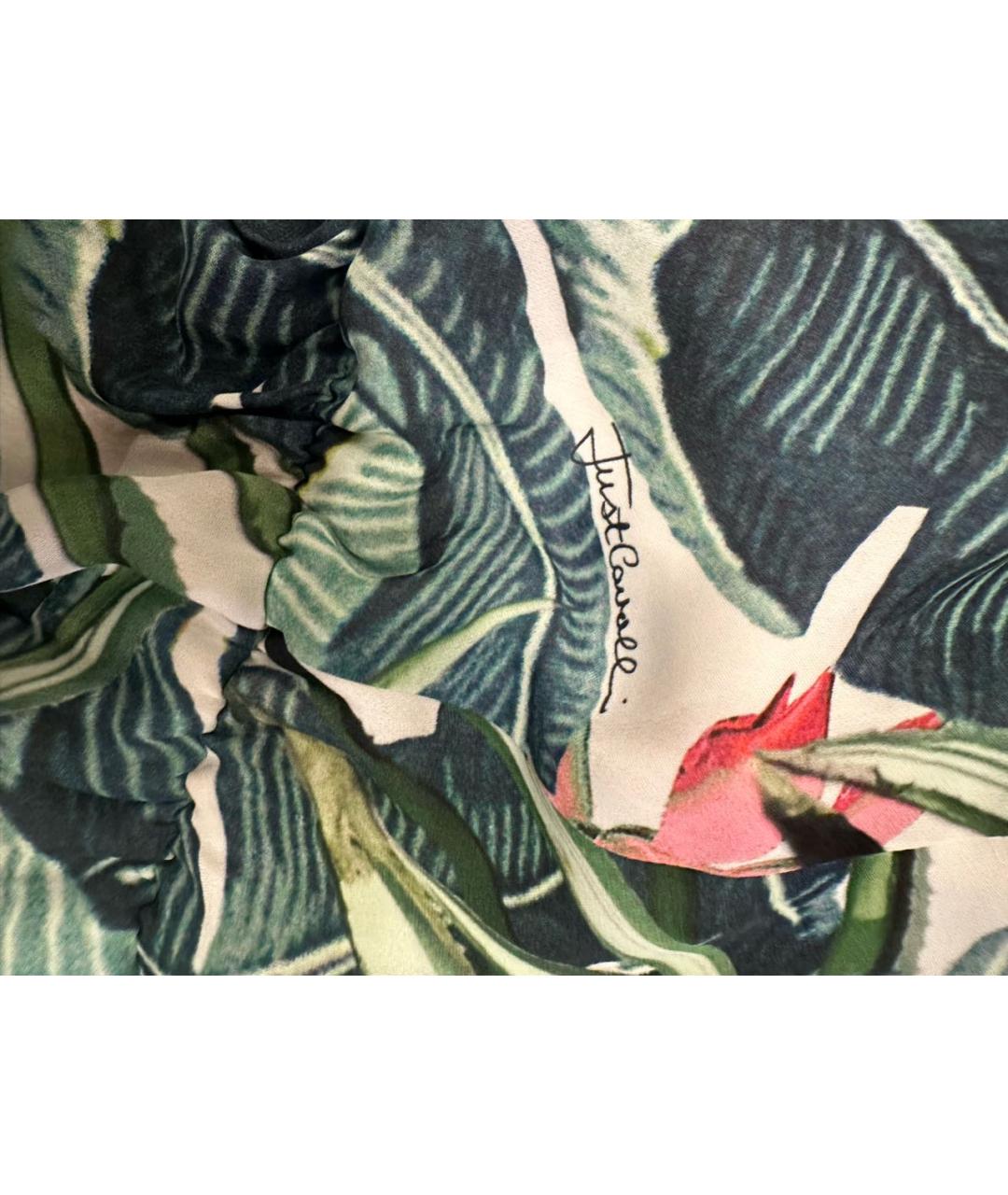 JUST CAVALLI Мульти шелковый комбинезон, фото 4