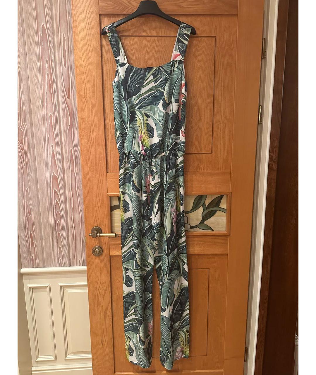 JUST CAVALLI Мульти шелковый комбинезон, фото 2