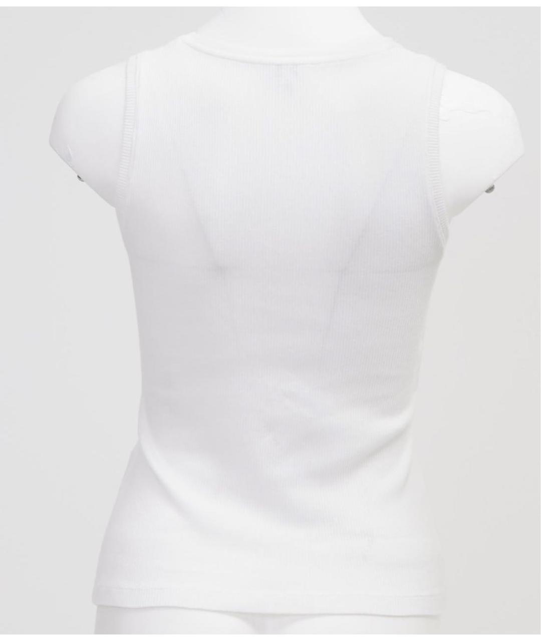 LOEWE Белая хлопковая майка, фото 2