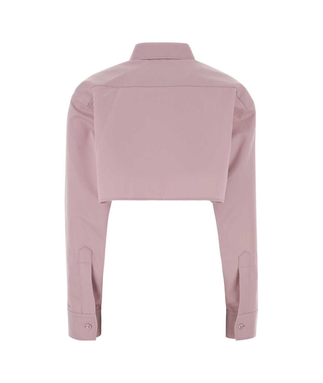 BALENCIAGA Розовая хлопковая рубашка, фото 2