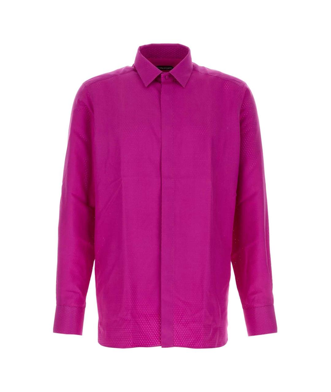 TOM FORD Фуксия шелковая кэжуал рубашка, фото 1