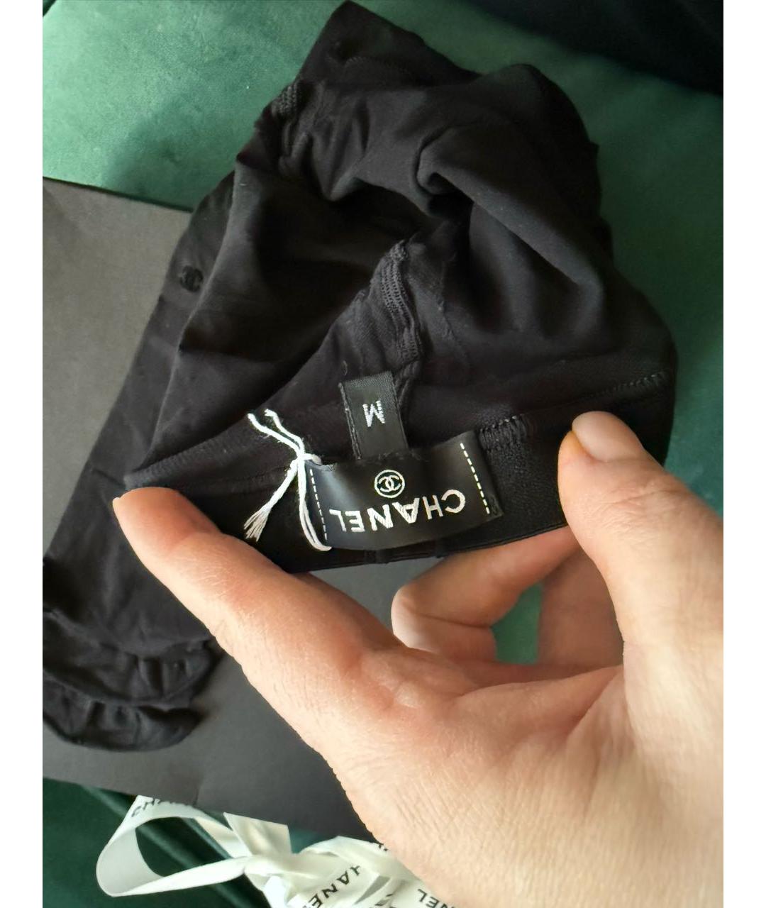 CHANEL Черные носки, чулки и колготы, фото 3