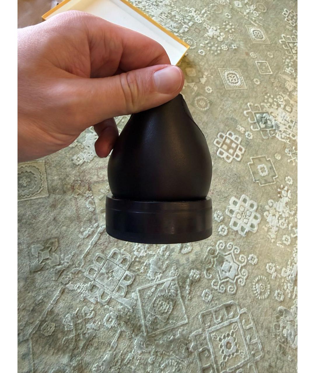 FENDI Черные кожаные туфли, фото 5