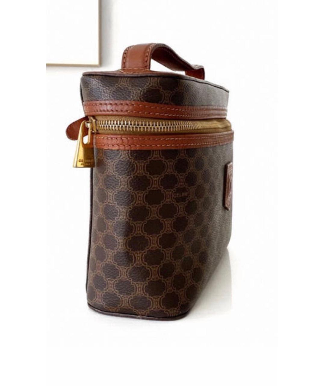 CELINE Коричневая косметичка, фото 2