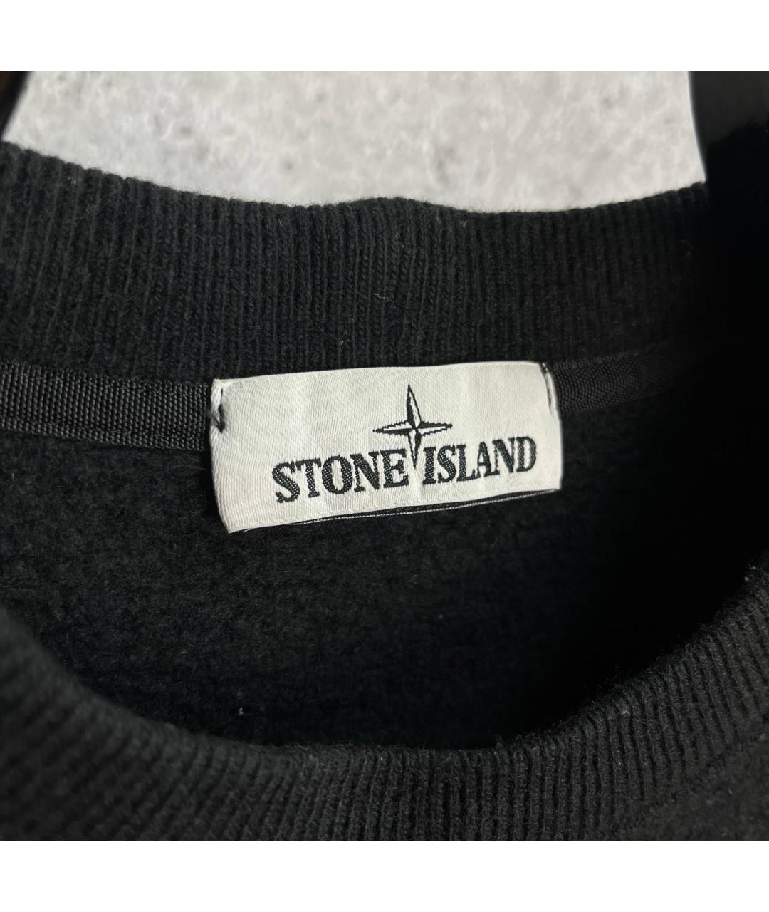 STONE ISLAND Черный джемпер / свитер, фото 4