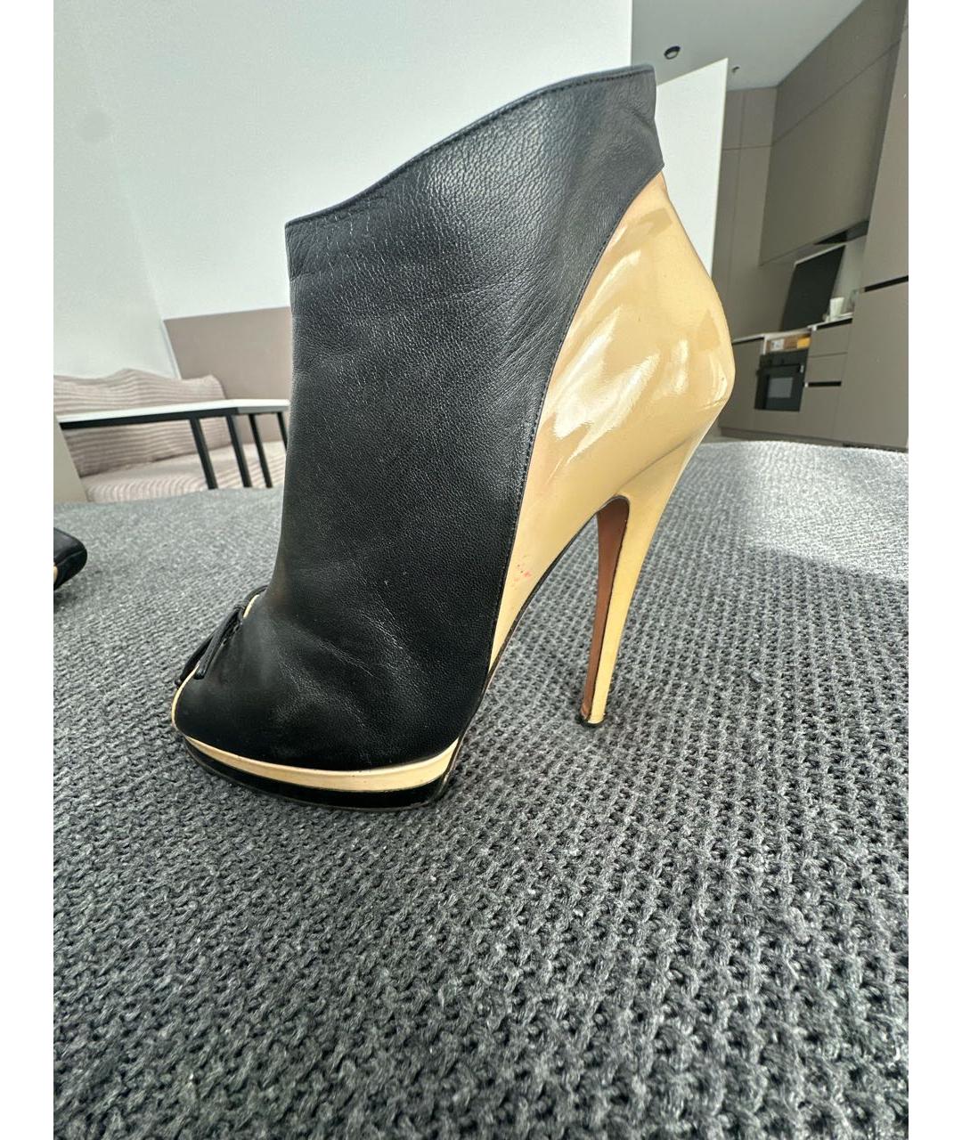 CASADEI Бежевые кожаные ботильоны, фото 6