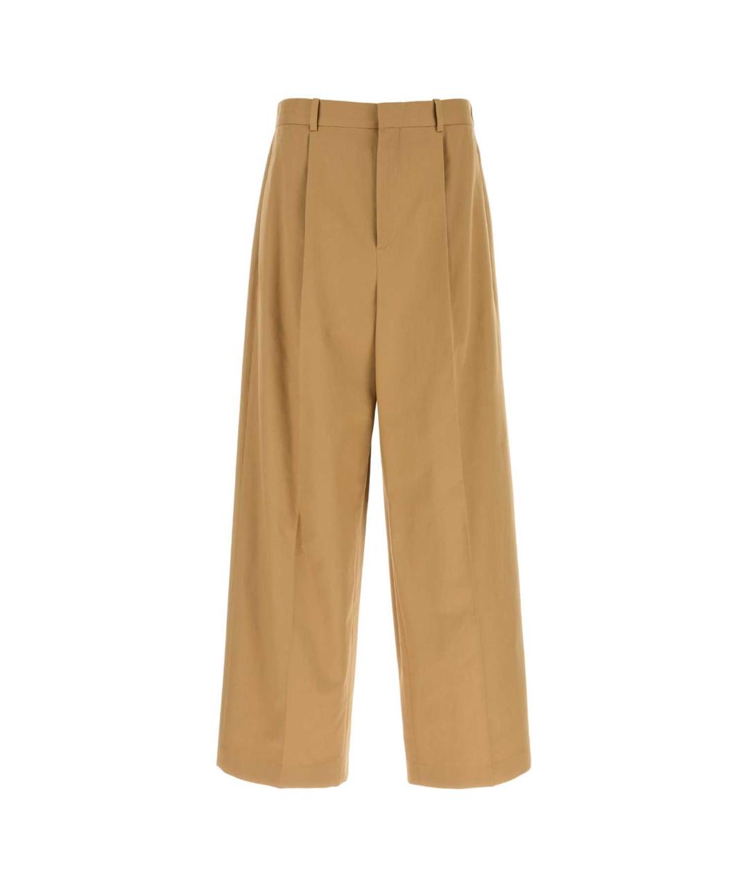 LOEWE Бежевые повседневные брюки, фото 1