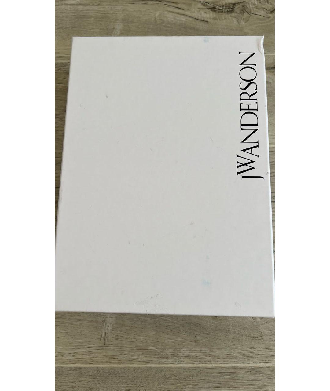 J.W.ANDERSON Серебряные кожаные мюли, фото 5