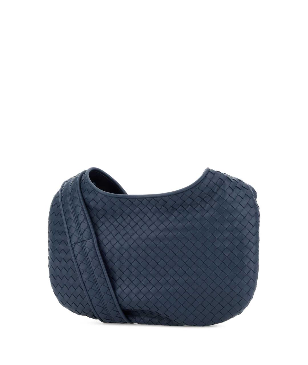 BOTTEGA VENETA Голубая кожаная сумка на плечо, фото 2