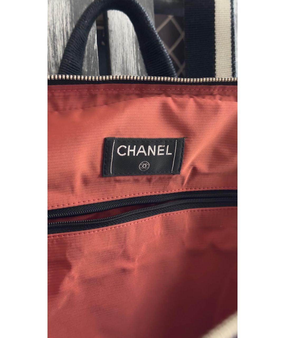 CHANEL Черный рюкзак, фото 6