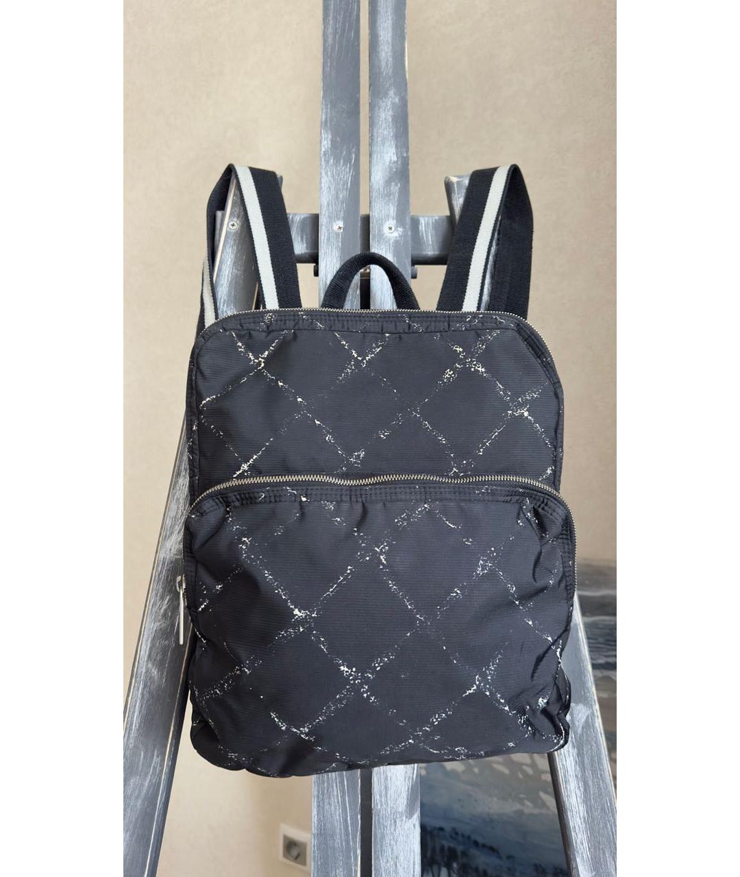 CHANEL Черный рюкзак, фото 8