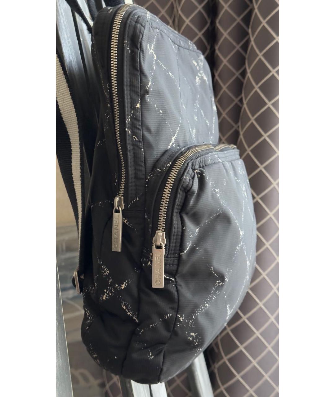 CHANEL Черный рюкзак, фото 2