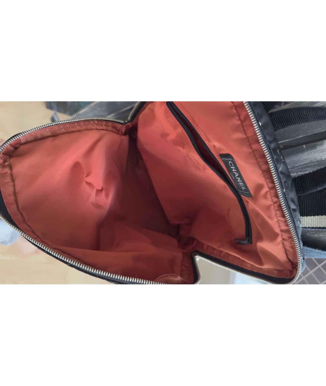 CHANEL Черный рюкзак, фото 5